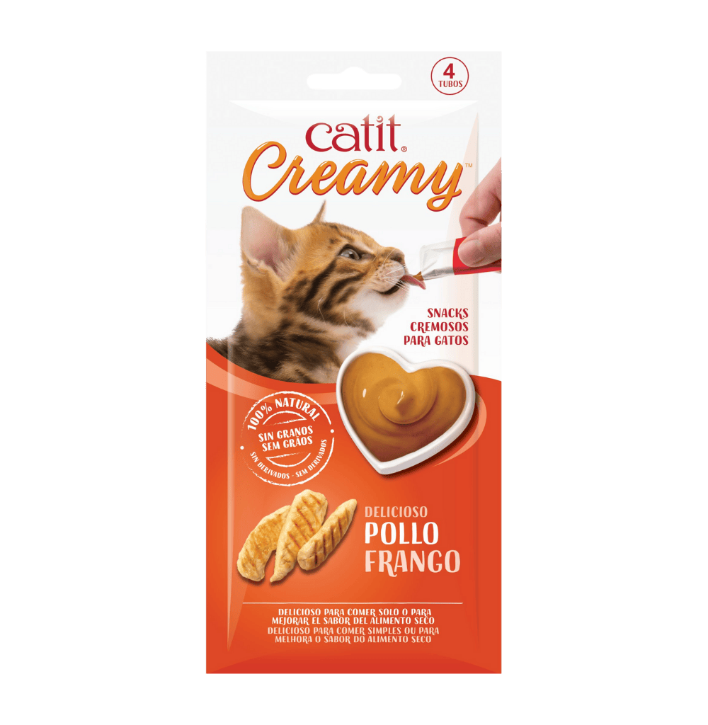 CATIT CREAMY POLLO 4X10GR