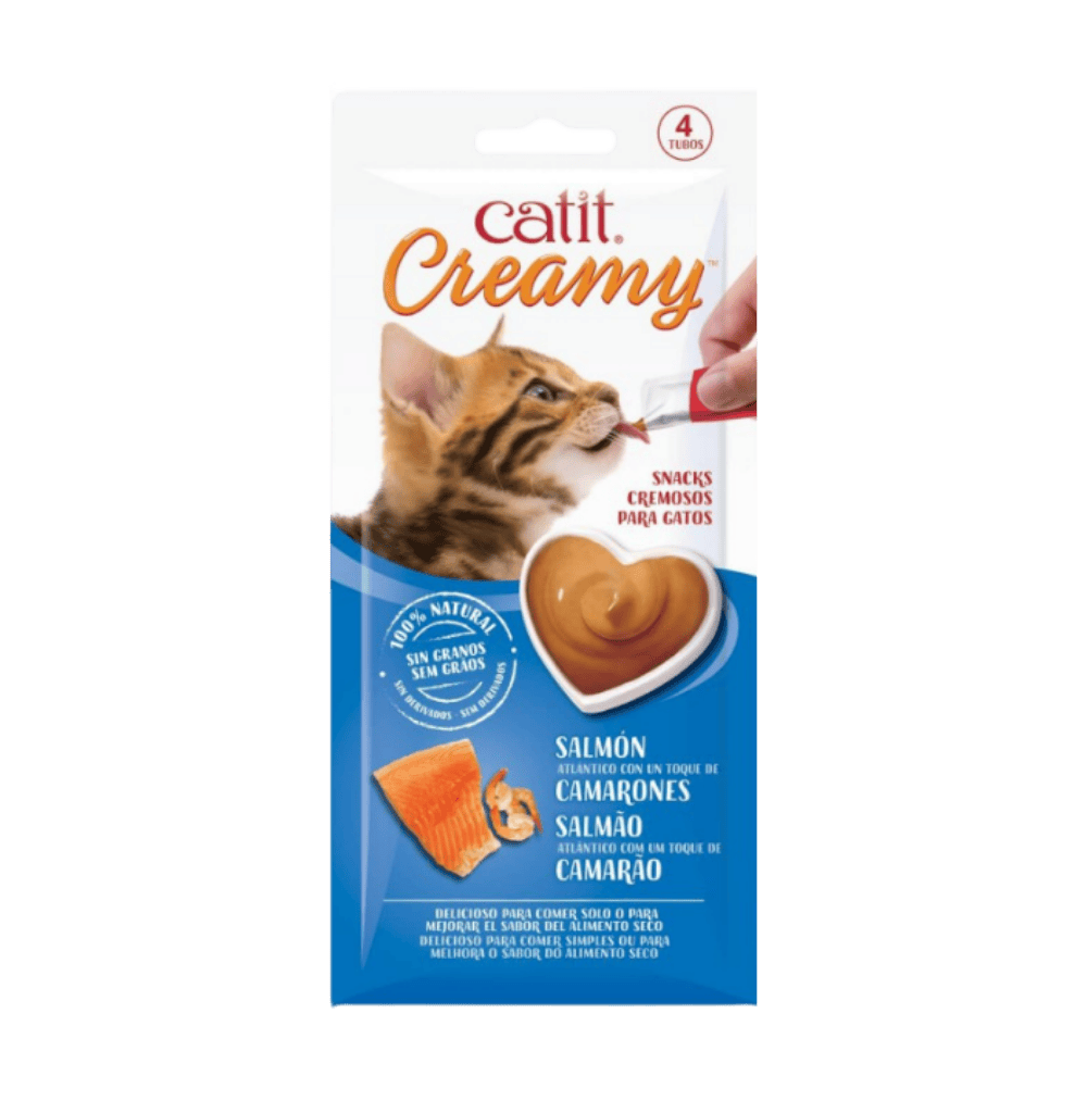 CATIT CREAMY SALMON 4X10GR