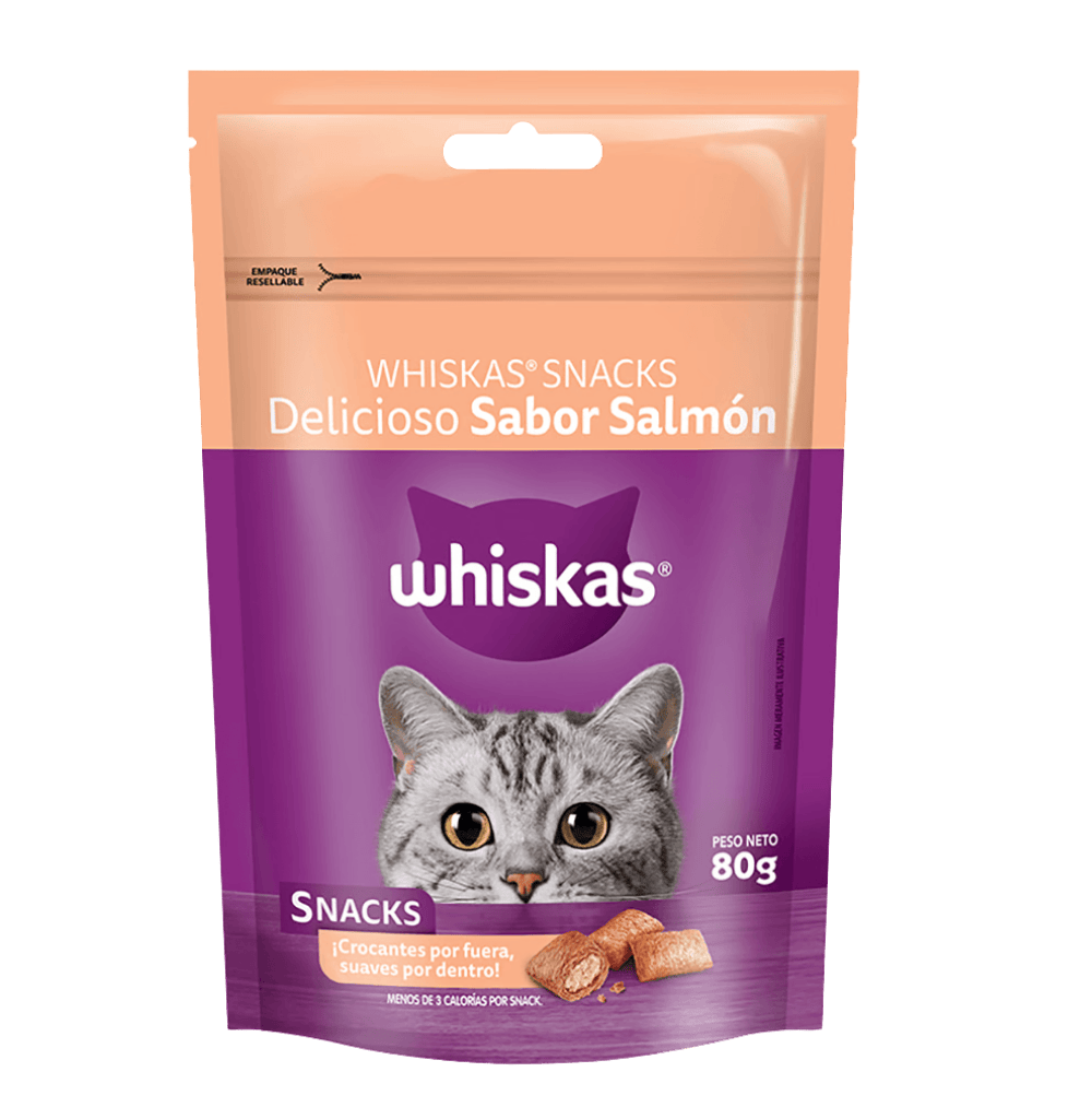 WHISKAS SNACKS SALMON 80GR