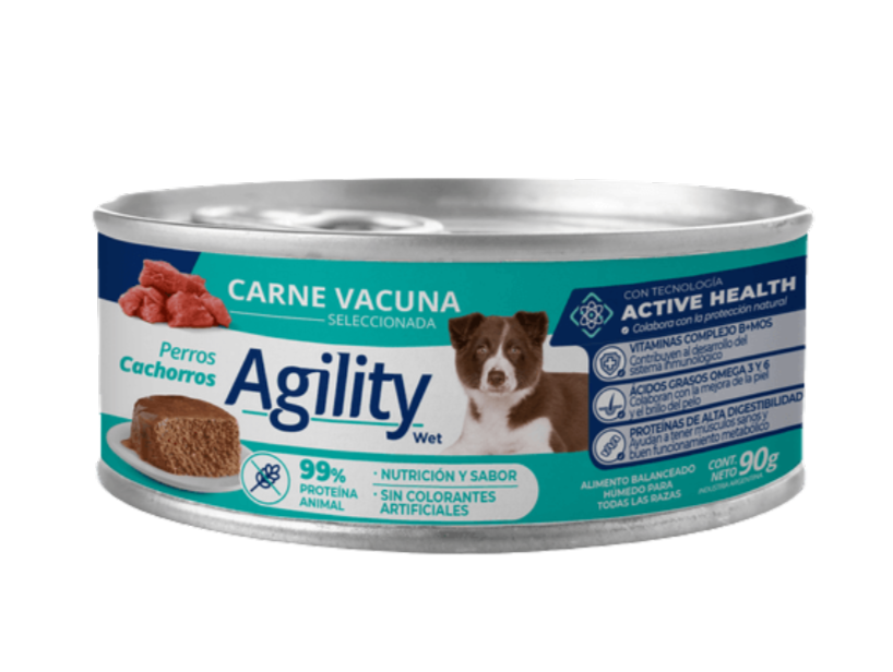 AGILITY LATA CACHORRO 90GR