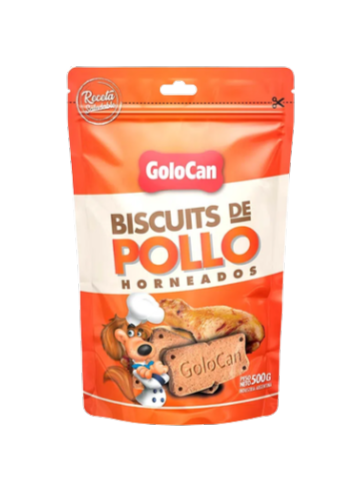 BISCUIT POLLO GOLOCAN 1UN X500GR