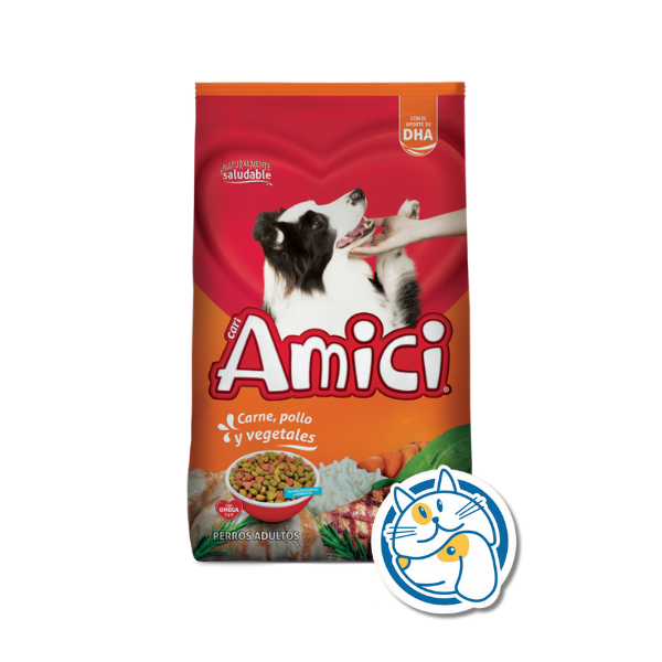 CARI AMICI PERROS ADULTOS CARNE, POLLO Y VEGETALES 20KG
