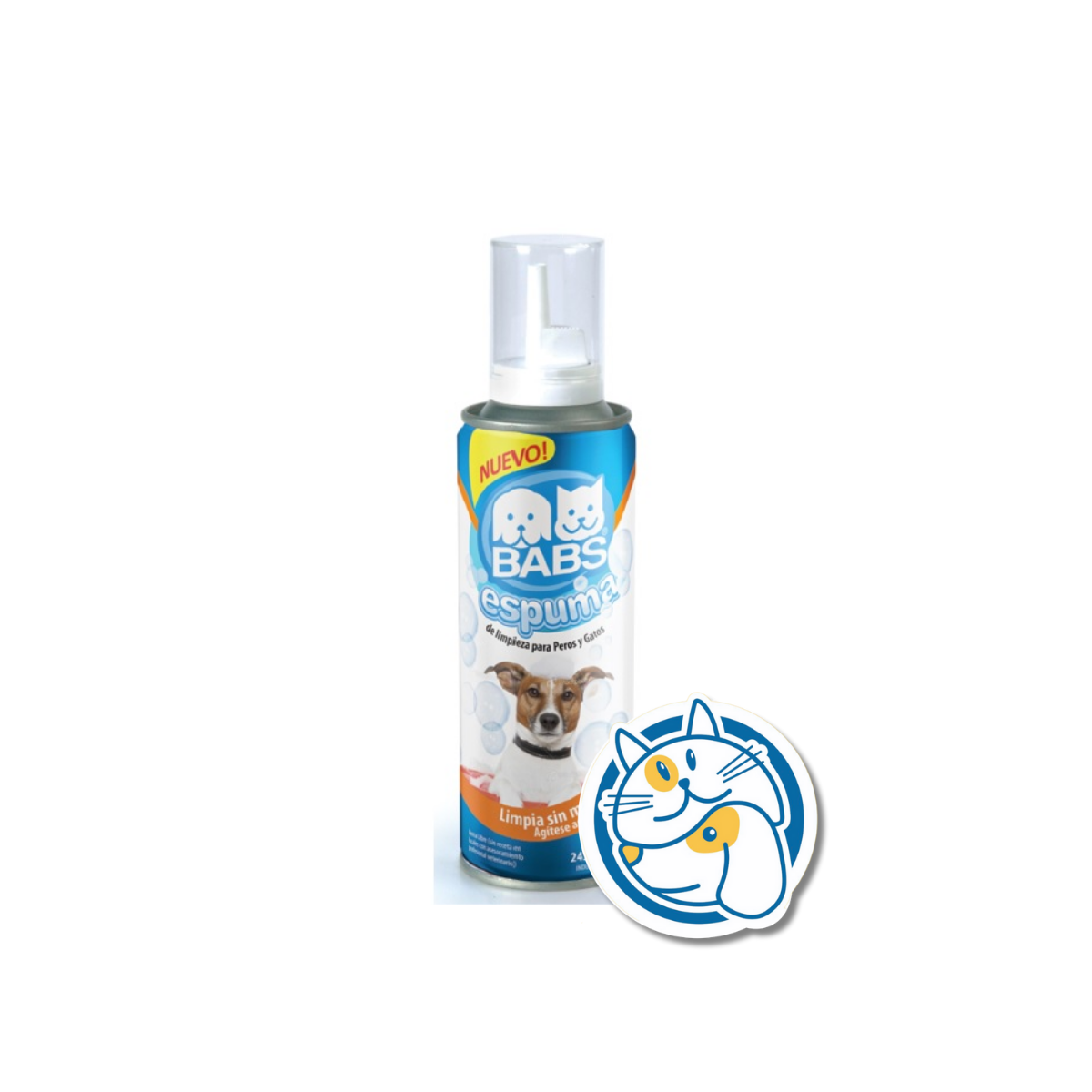 ESPUMA BAÑO EN SECO BABS 215ML