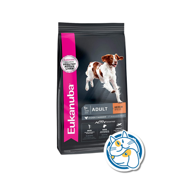 EUKANUBA ADULT MEDIUM BREED 15KG