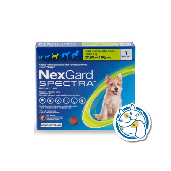 NEXGARD SPECTRA "M" TABL. MAST. 7.5 - 15 KG