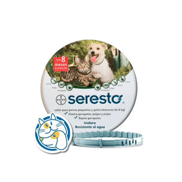 SERESTO COLLAR PG HASTA 8 KG ( PERROS Y GATOS)