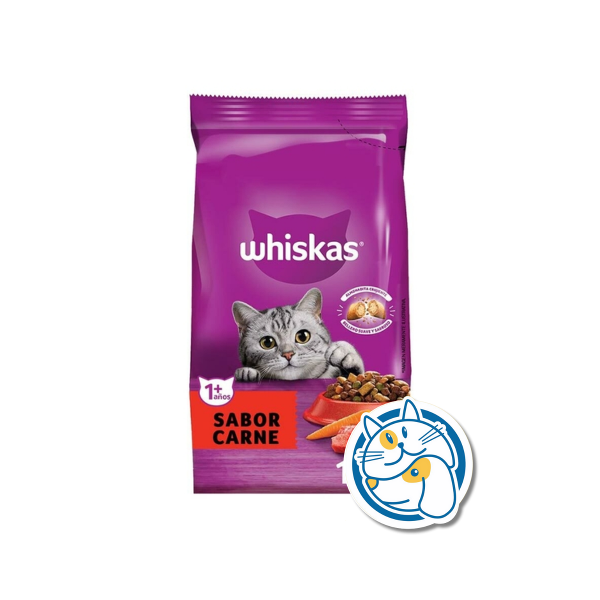 WHISKAS CARNE 1KG