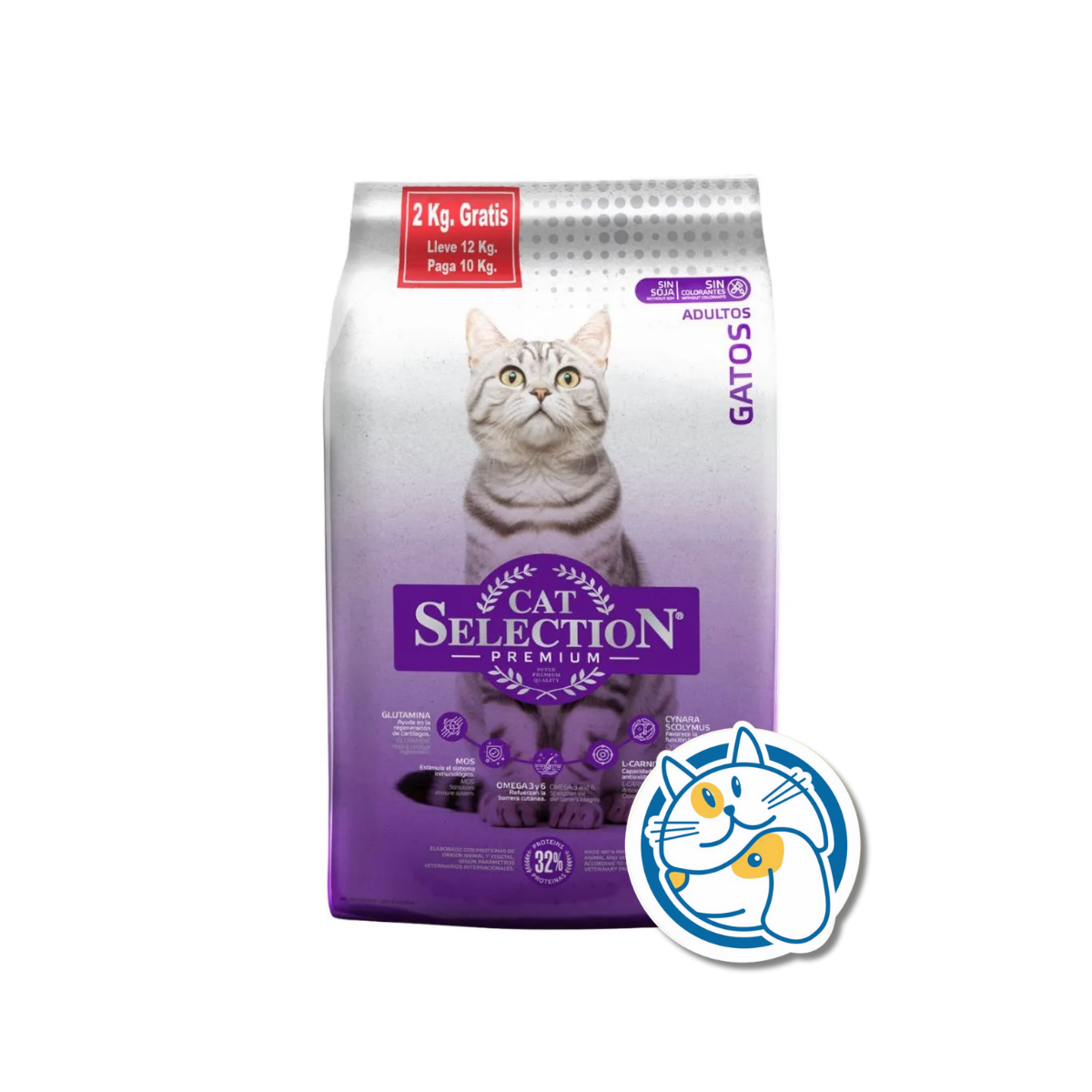 CAT SELECTION GATOS ADULTOS 10+2KG