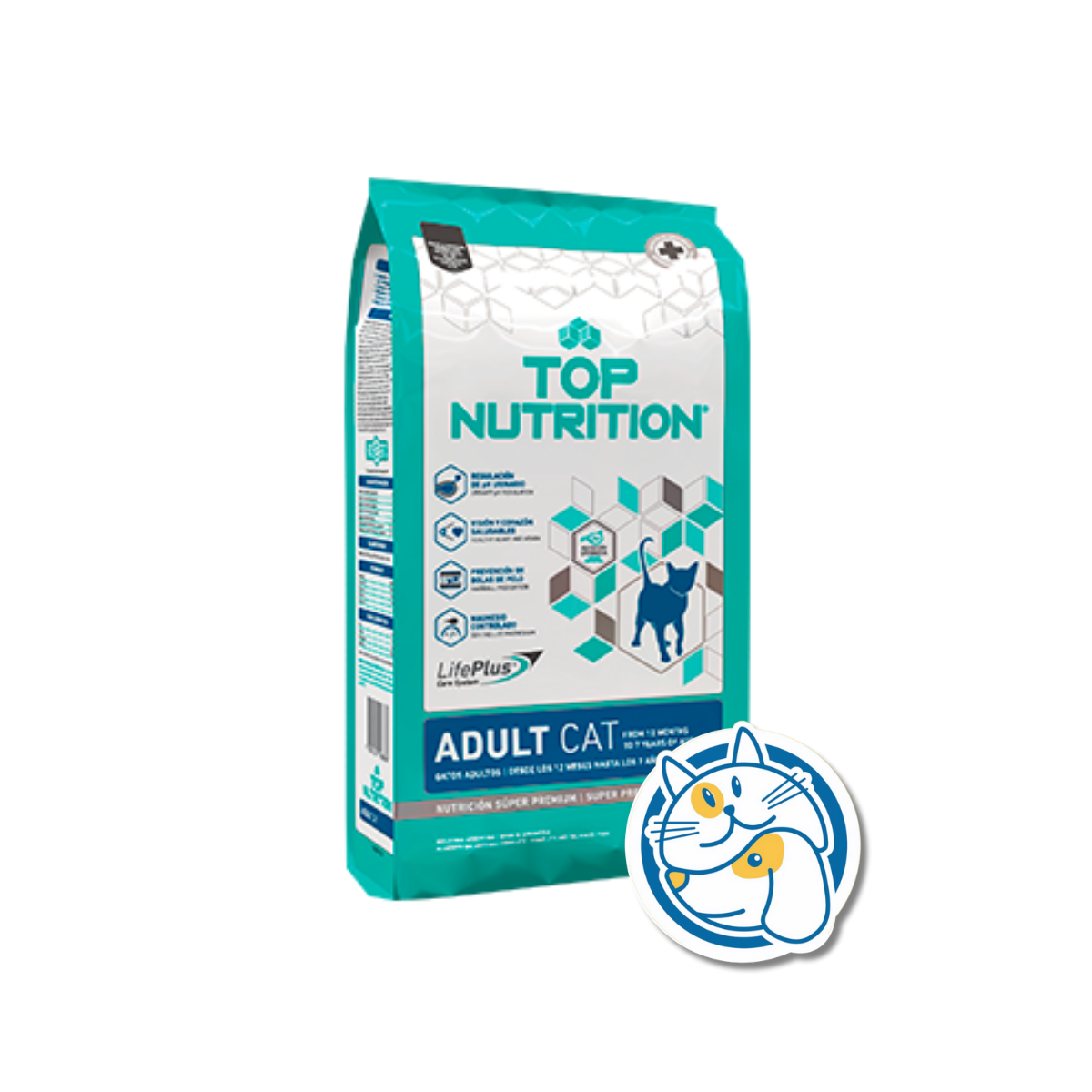 TOP NUTRITION GATOS ADULTOS 7,5KG