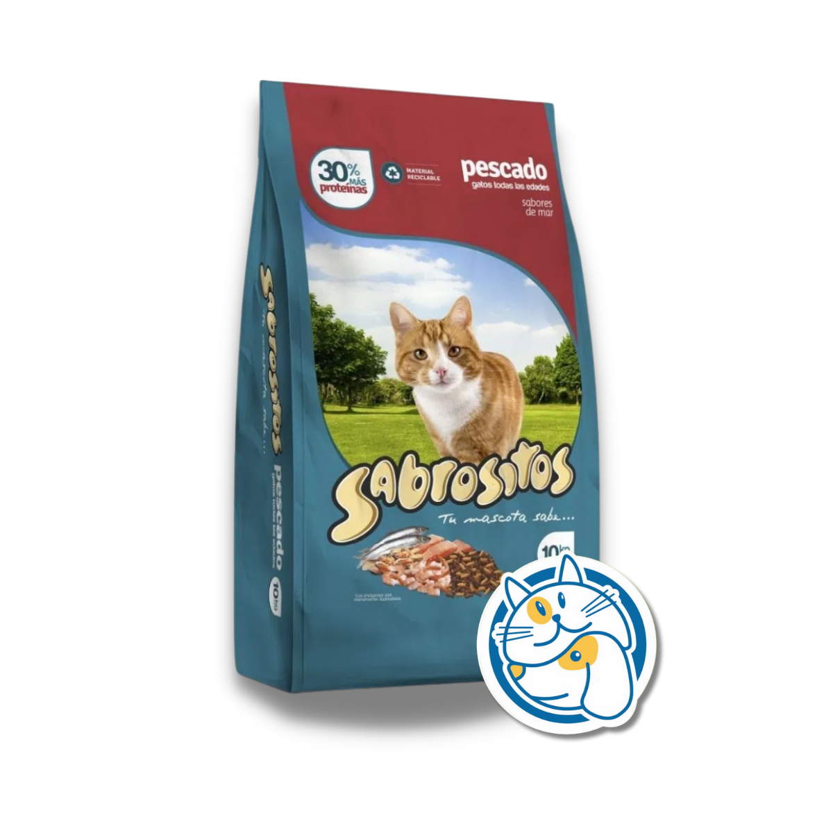 SABROSITOS GATOS ADULTOS PESCADO SABORES DEL MAR 20KG