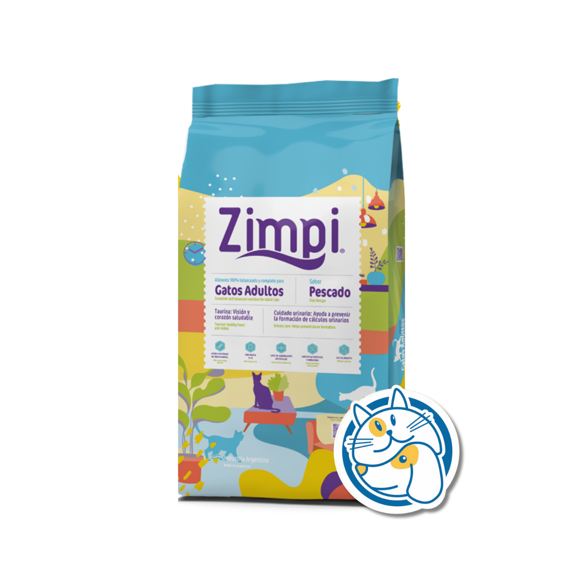 ZIMPI GATOS ADULTOS 10KG
