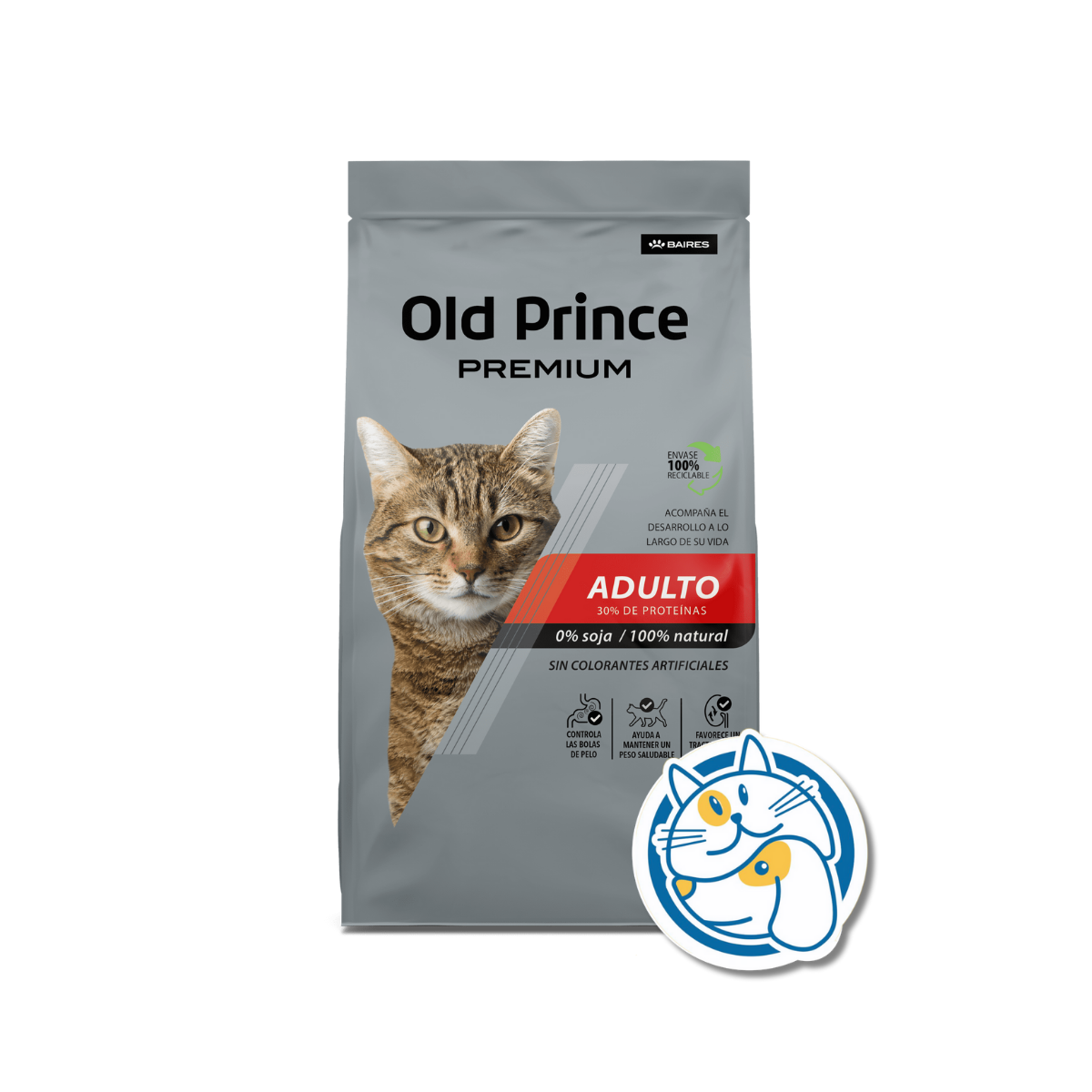 OLD PRINCE PREMIUM GATO ADULTO 7,5KG