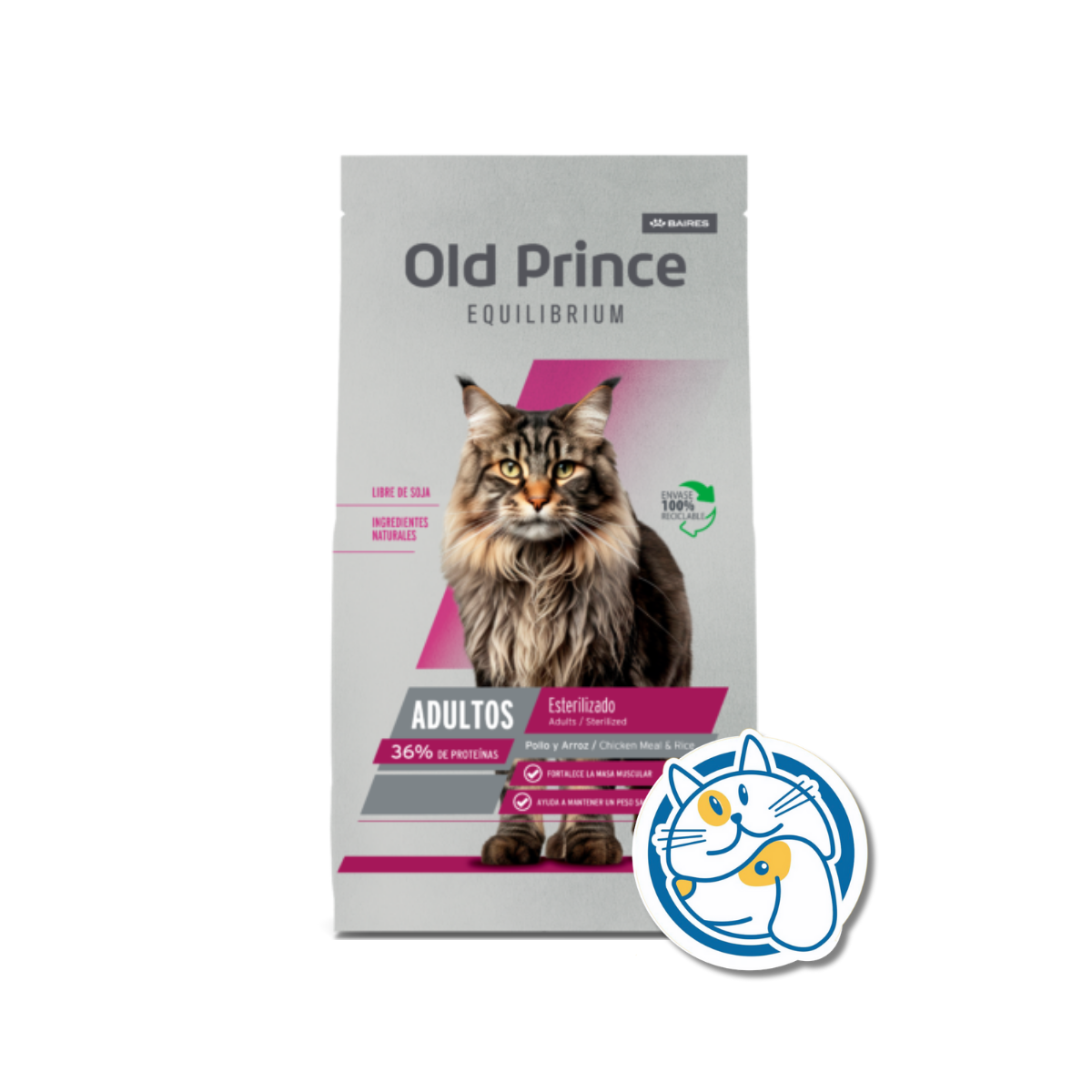 OLD PRINCE EQUILIBRIUM CATS INDOOR CARE 7,5KG
