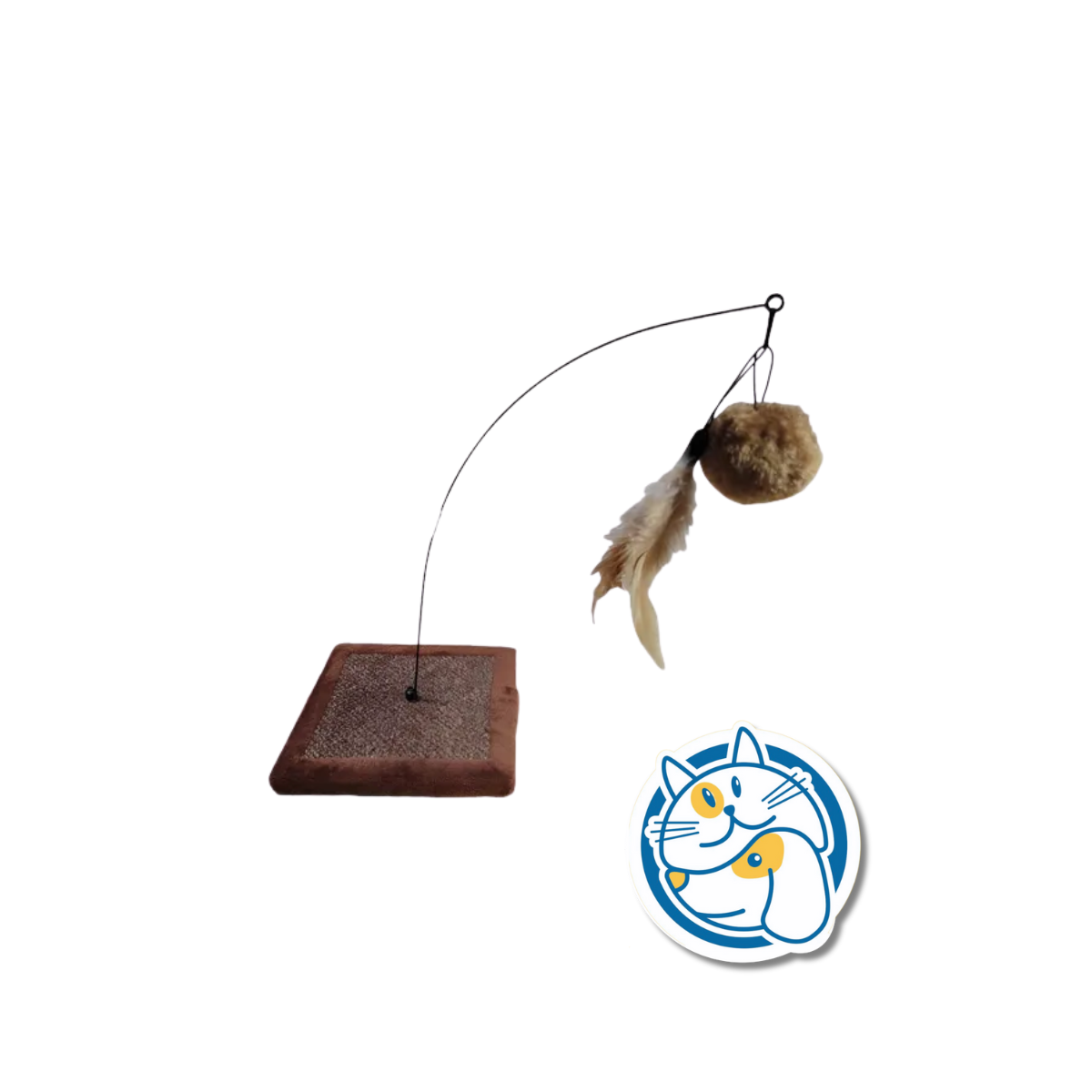 BASE RASCADOR PELOTA CON PLUMA 30*15*15 LZ0207