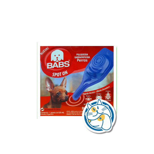 SPOT ON BABS PERRO HASTA 5KG X0.50ML