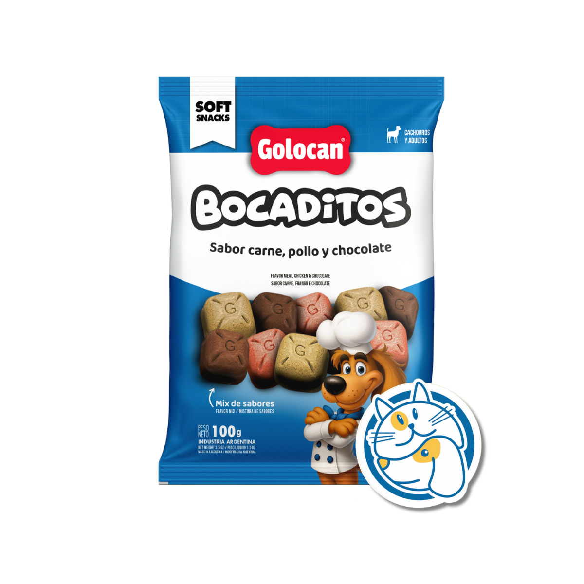 BOCADITOS FINOS 1UD CAR/POL/CHO X100 - GOLOCAN
