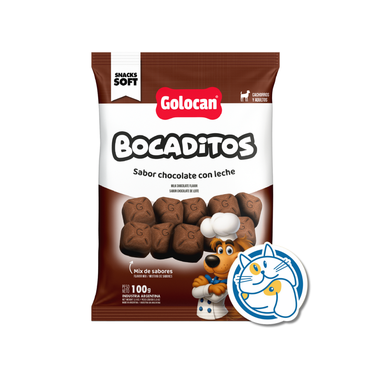 BOCADITOS FINOS 1UD CHO/LECHE X100 - GOLOCAN