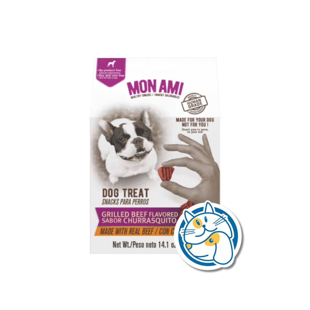 MON AMI SNACK CHURRASQUITO 400GR X UD