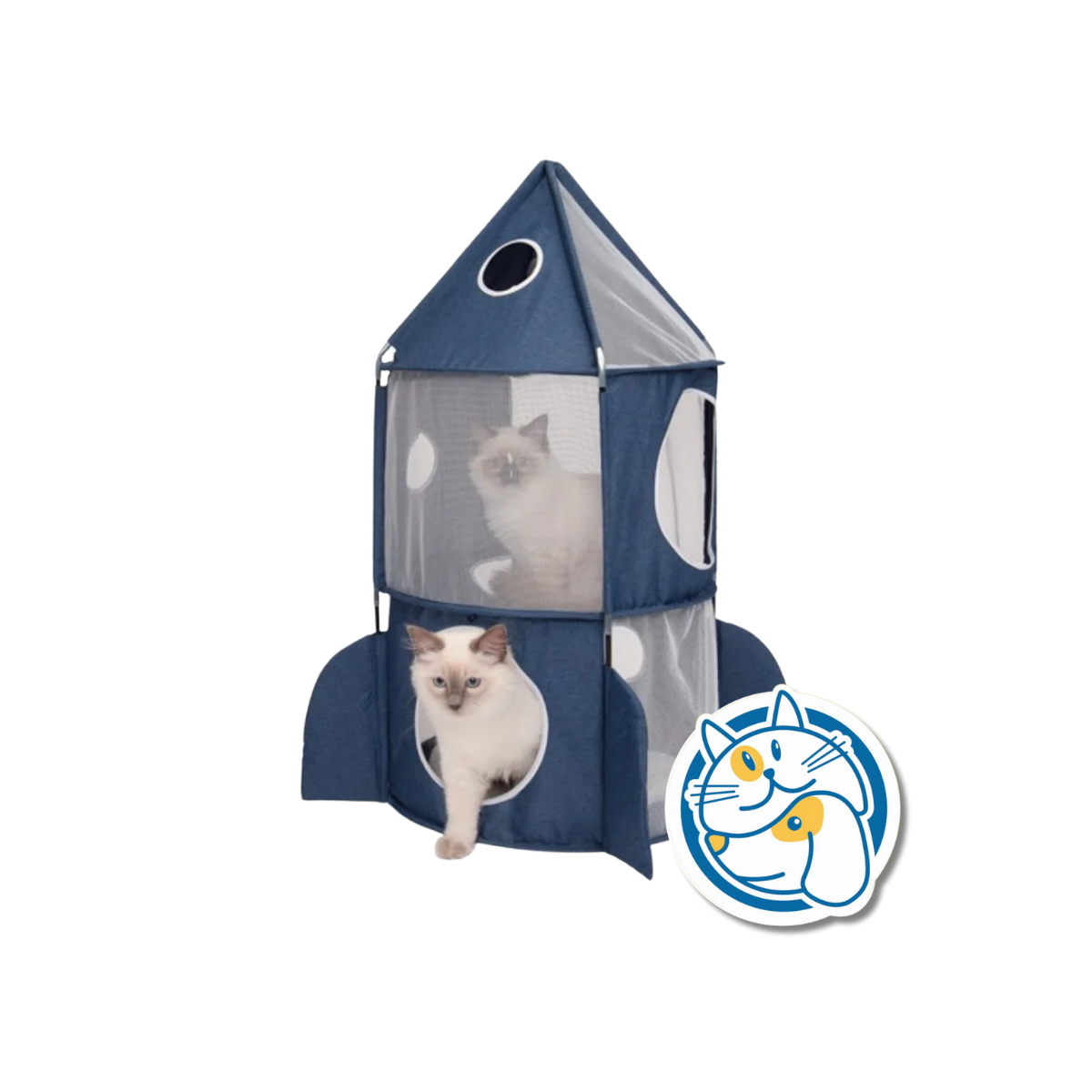 CATIT VESPER ROCKET - BLUE - 50 X 50 X 90 CM