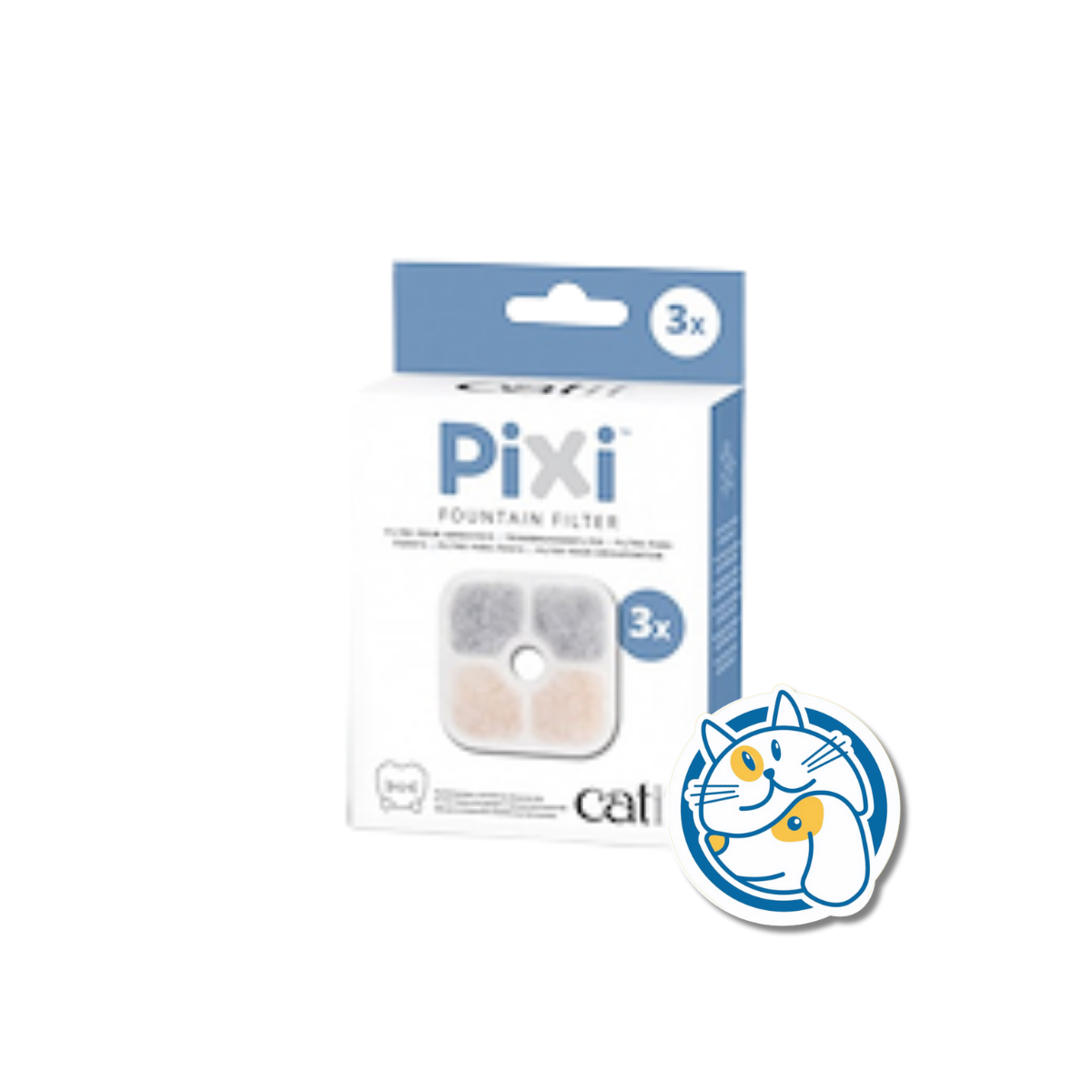CATIT PIXI FOUNTAIN FILTER CARTRIDGE, 3PK