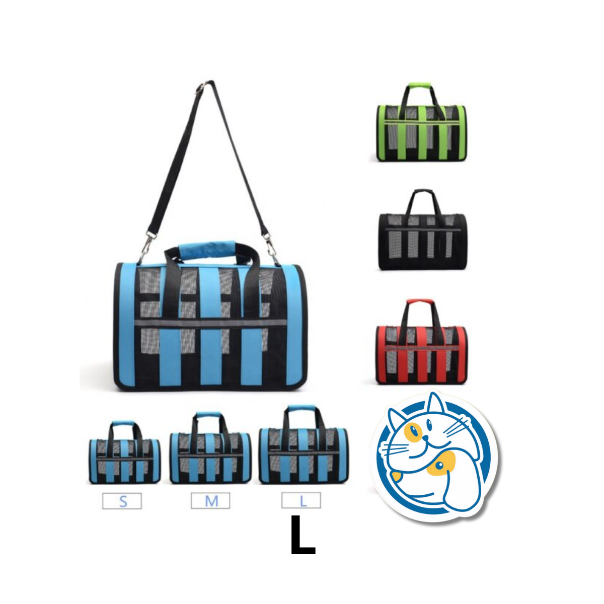 BOLSO DE TRANSPORTE CON TIRAS GRANDE