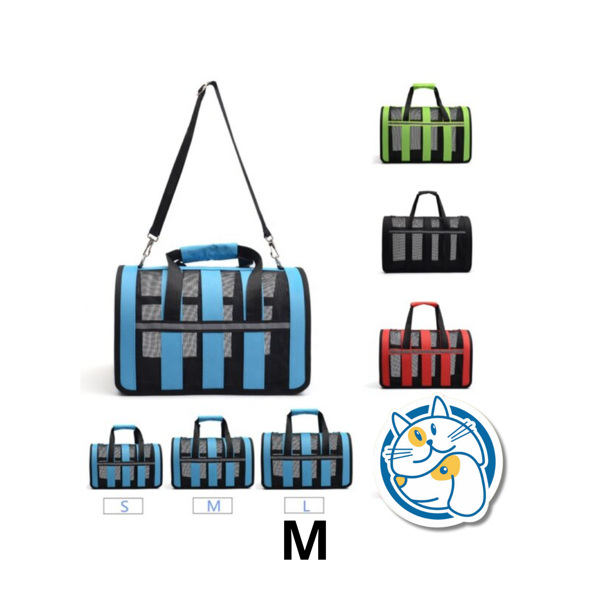 BOLSO DE TRANSPORTE CON TIRAS MEDIANO