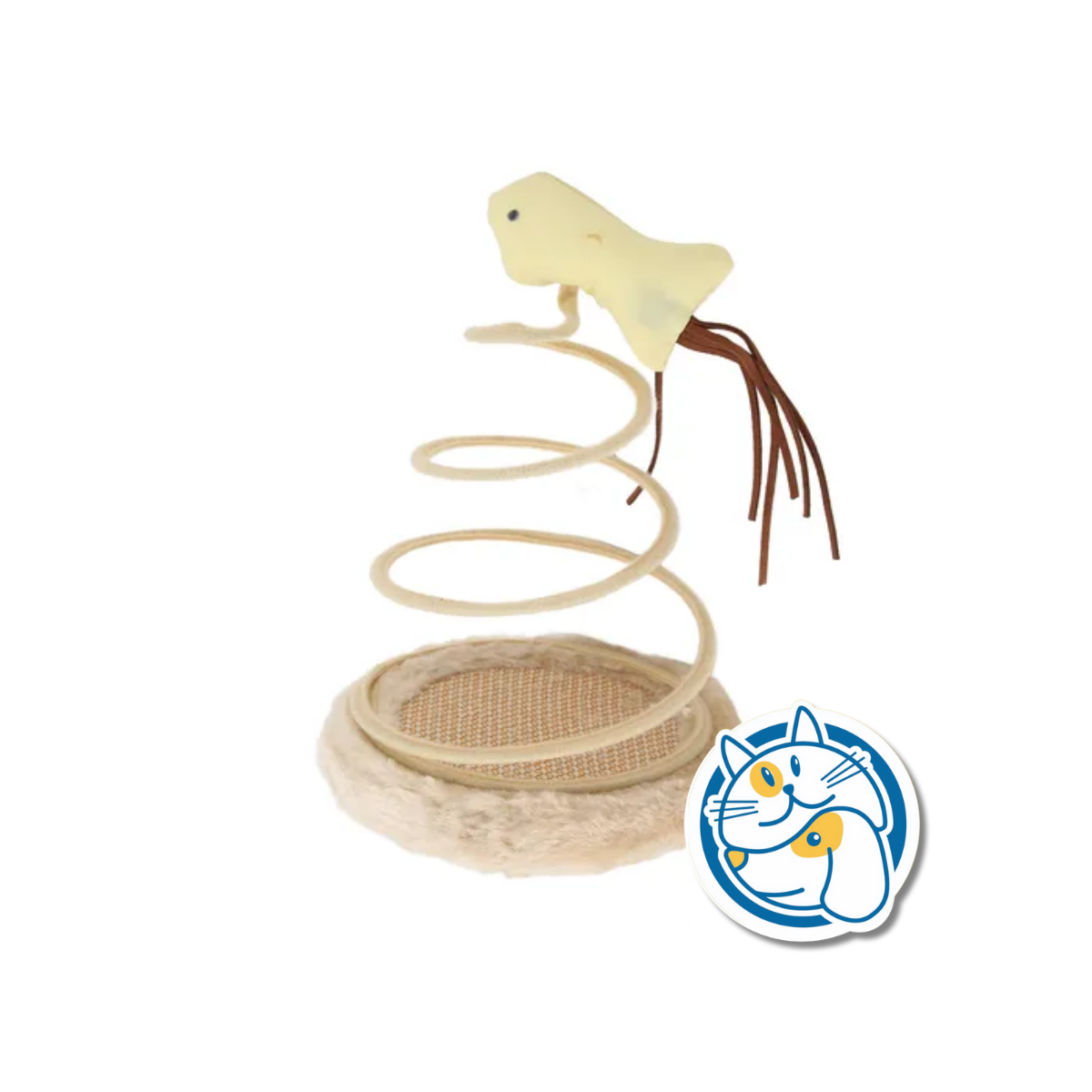 BASE RASCADOR CON PEZ -26*17CM