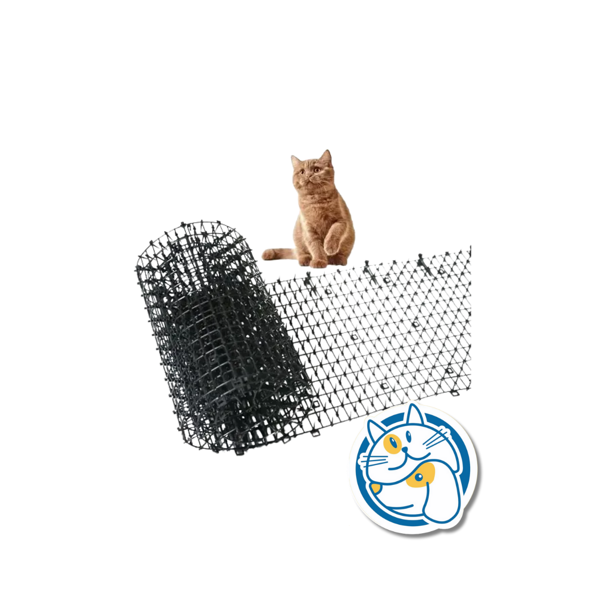 ALFOMBRA PLASTICA REPELENTE PARA GATOS PERROS 2MTS