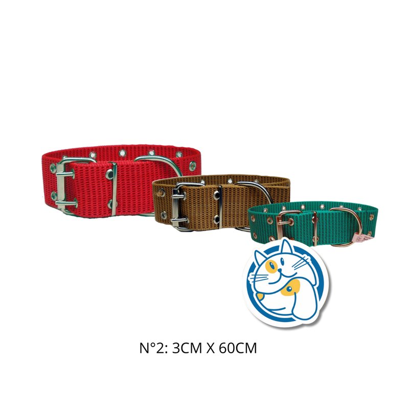 COLLARES NATO PREMIUM 3CM X 60CM N°2 ARGENPET