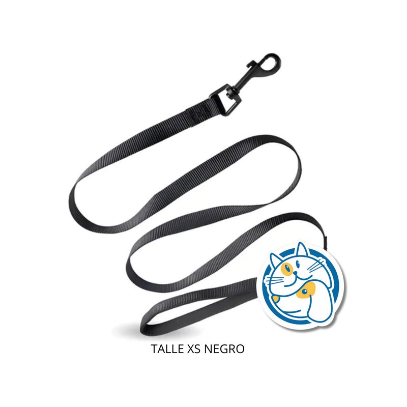 CORREA PERRO ALCOLCHONADA CORR106EXS NEGRO