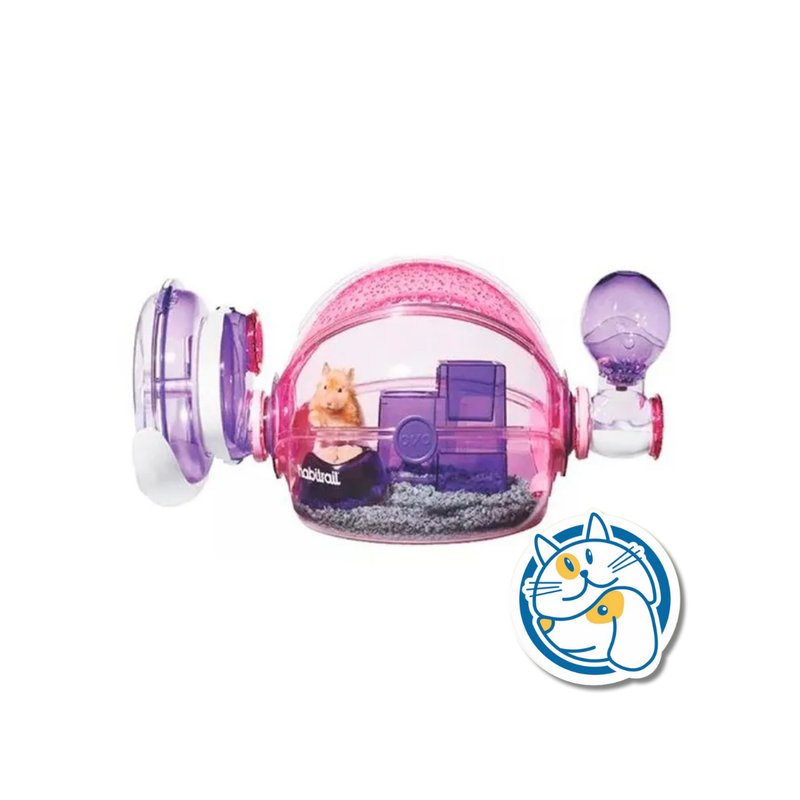 HABITRAIL OVO - HABITAT SEGURO ROSA