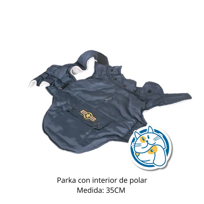 IND. PARKA POL 807C-35 AZUL M