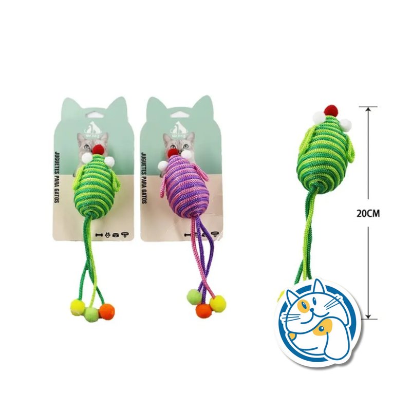 JUGUETE RATON DE TELA 20*5*5CM
