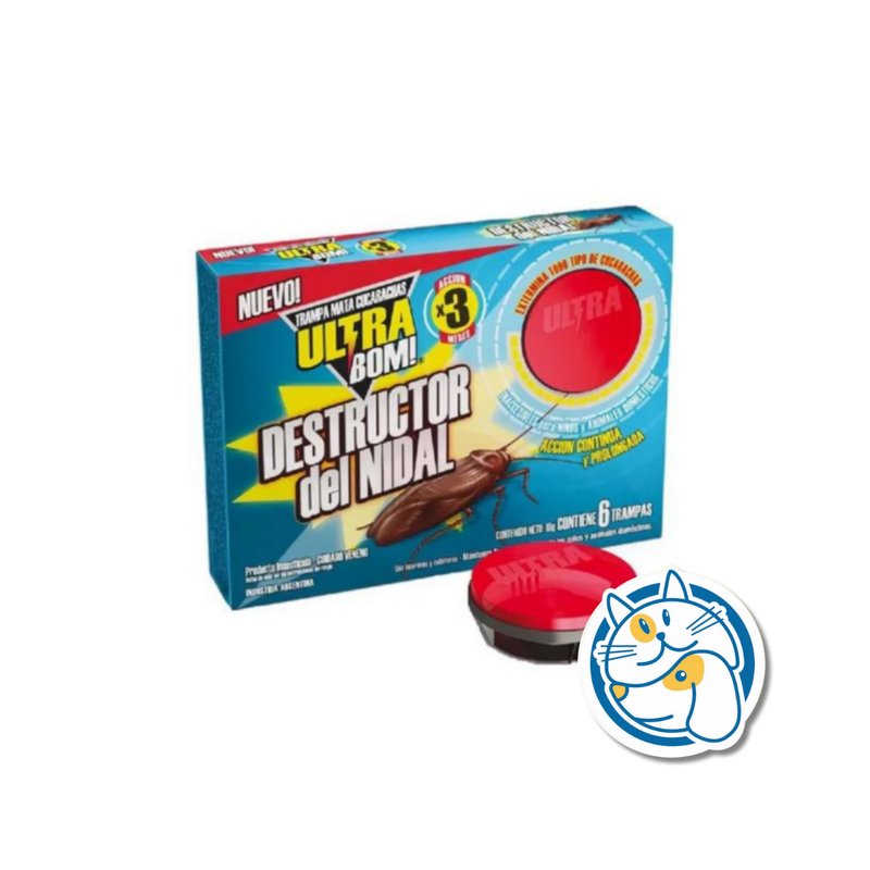 ULTRA BOM CASITA CUCARACHICIDA BLISTER X 2 UNID.