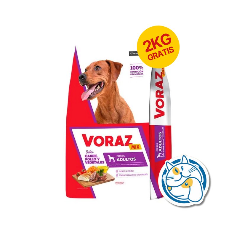 VORAZ ADULTOS MIX 20+2KG