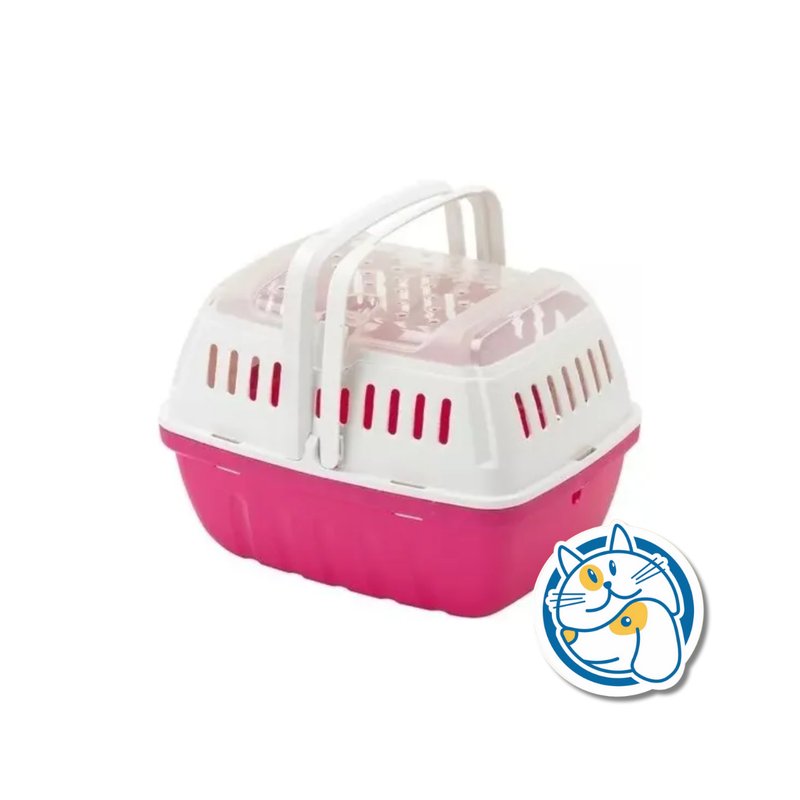 TRANSPORTADORA HIPSTER PEQUEÑA HOT PINK 22,9X16,9X15,5CM