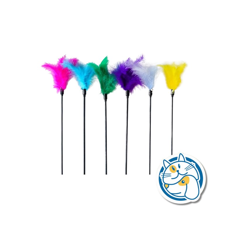 VARITA CON PLUMA -30CM 1.2CM