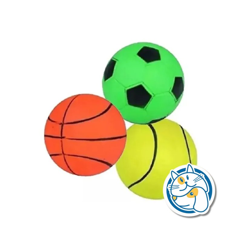 PELOTA DE GOMA DEPORTES-6.5CM TJWJ114