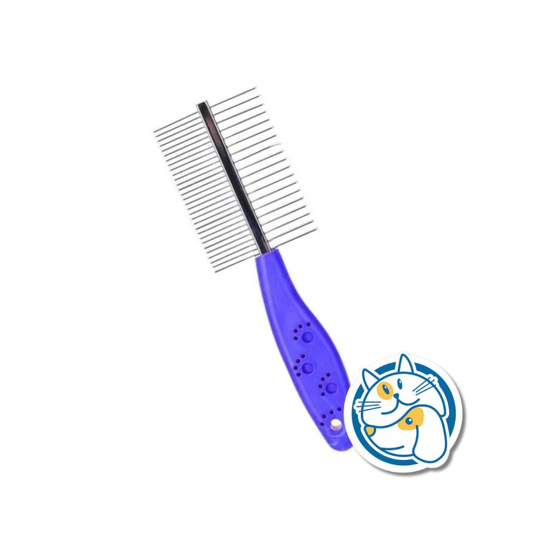 PEINE DOBLE ACERO INOX PP