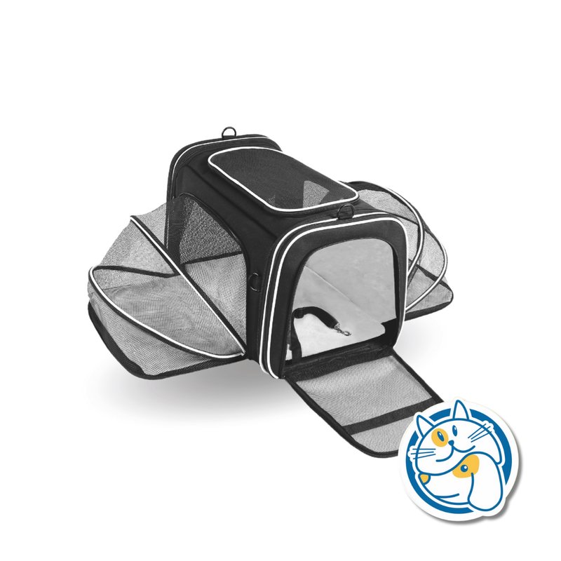 BOLSO EXPAND. NEGRO C/GRIS