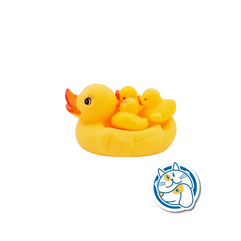 FAMILIA PATITOS C/ CHIFLE 12X6,5CM - 24827