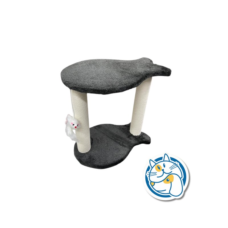 RASCADOR POSTE DOBLE POSTE C/ RATON COLGANTE 39X23X28CM - 25008