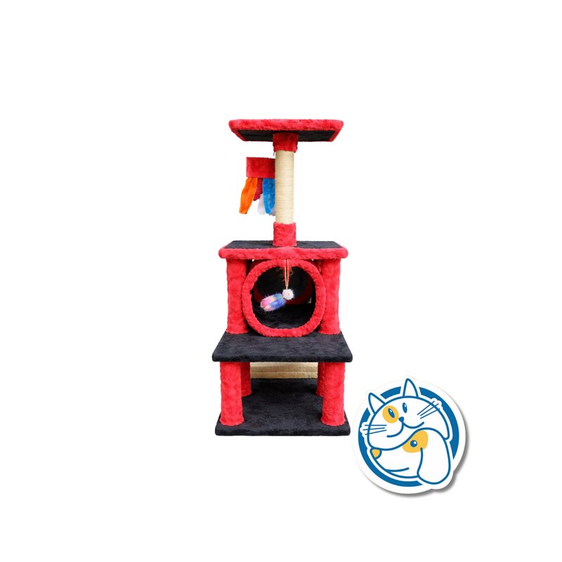 RASCADOR TRIPLE CON HAMACA Y TUNEL