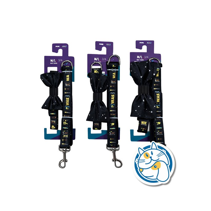 COLLAR MOÑO Y CORREA S STAR WARS