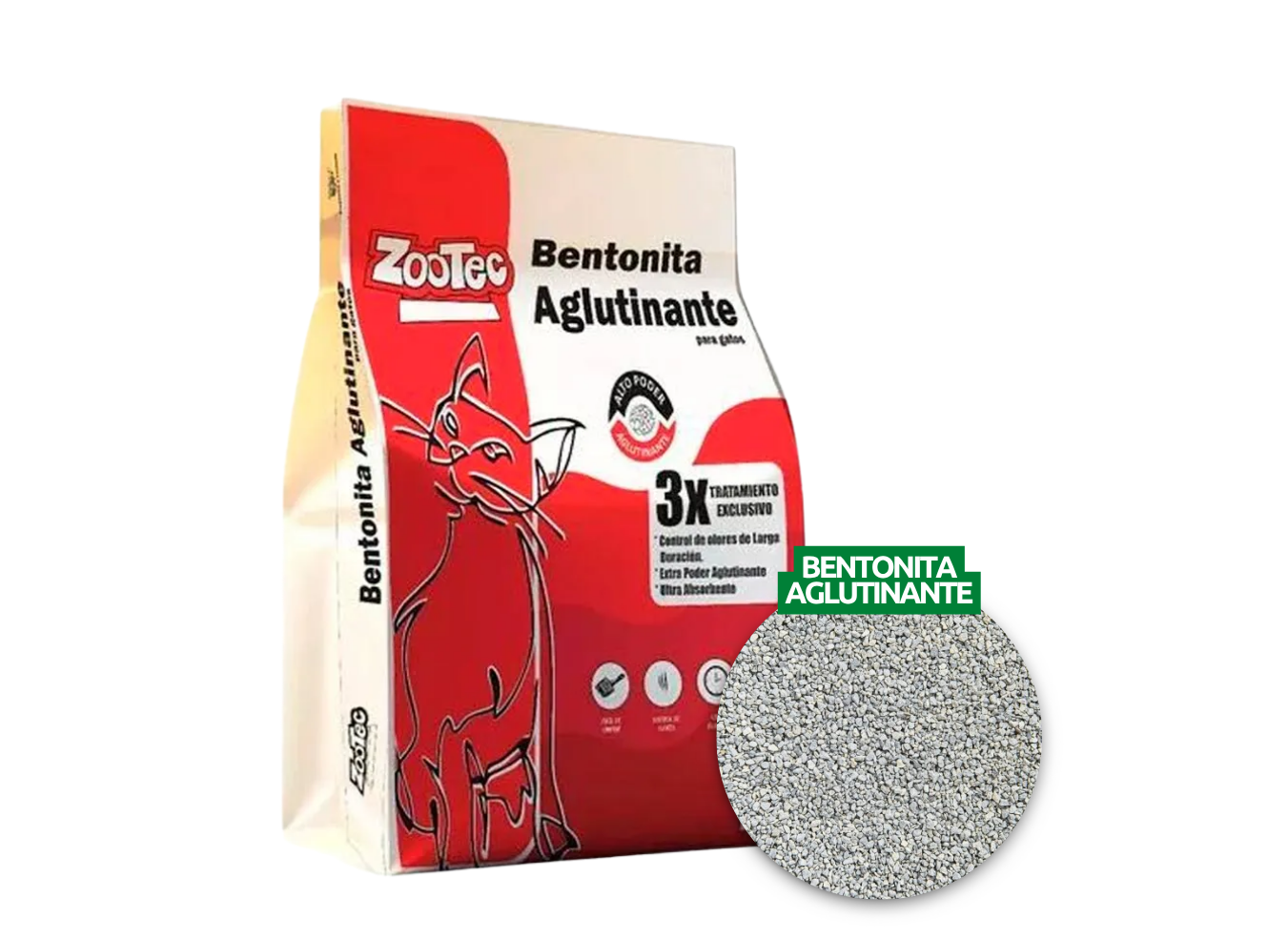 PIEDRA BENTONITA AGLUTINANTE CLASICA X15KG