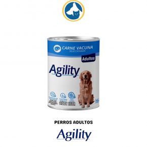 Lata Agility Perro. Ad. Carne. 340gr