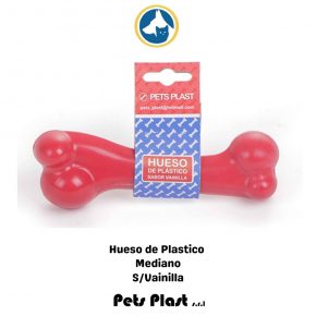 Hueso de Plastico Med. s/ Vainilla.(PET PLAS)