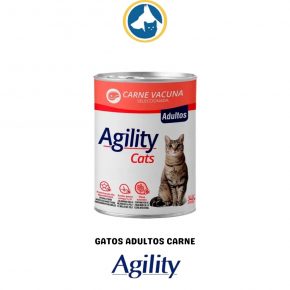 Lata Agility Gatos Ad. Carne. 340gr