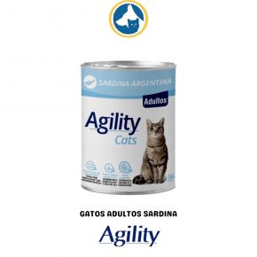 Lata Agility Gatos Ad. Sardina. 340gr